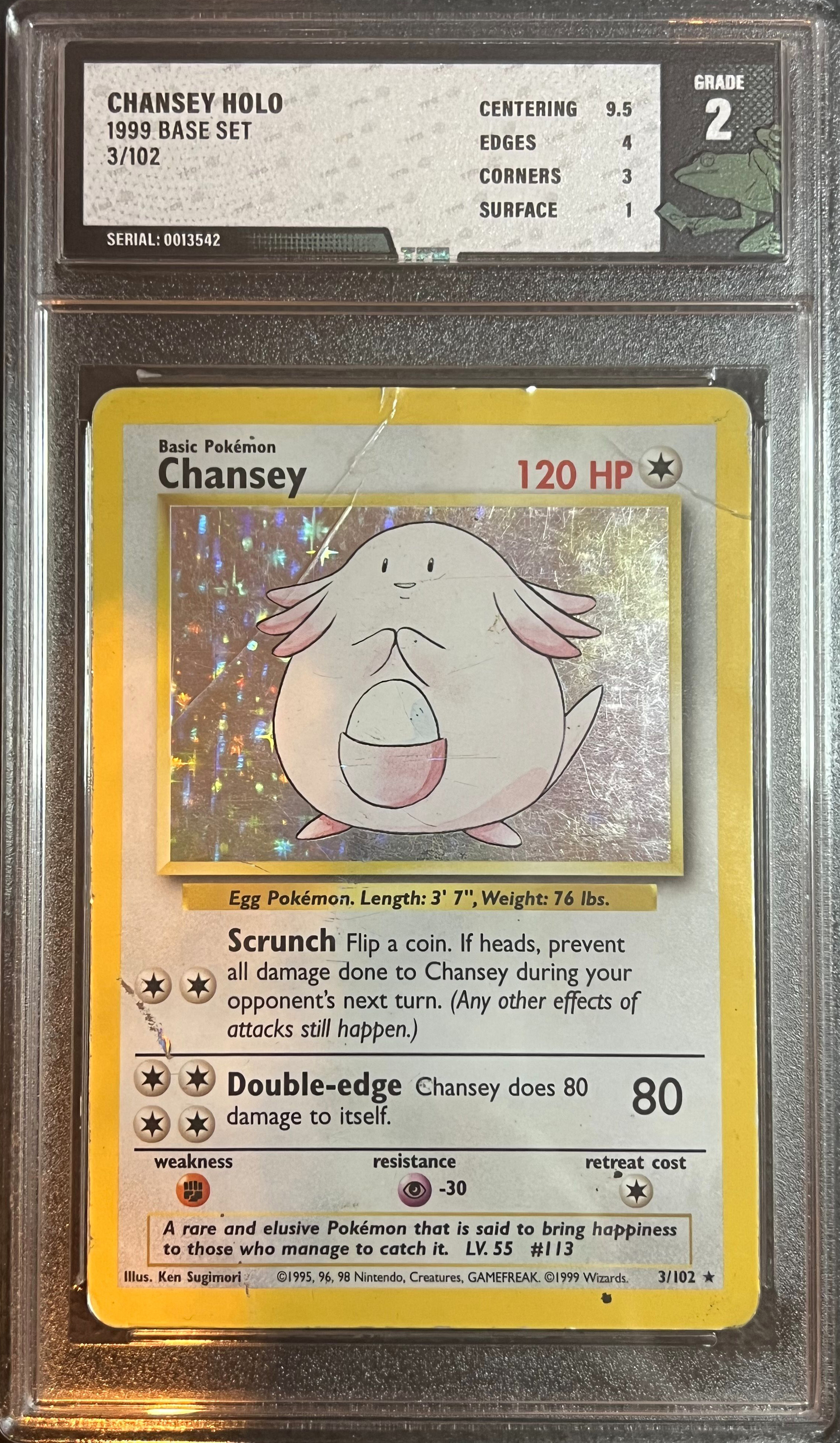 Graded card example - Grade 2