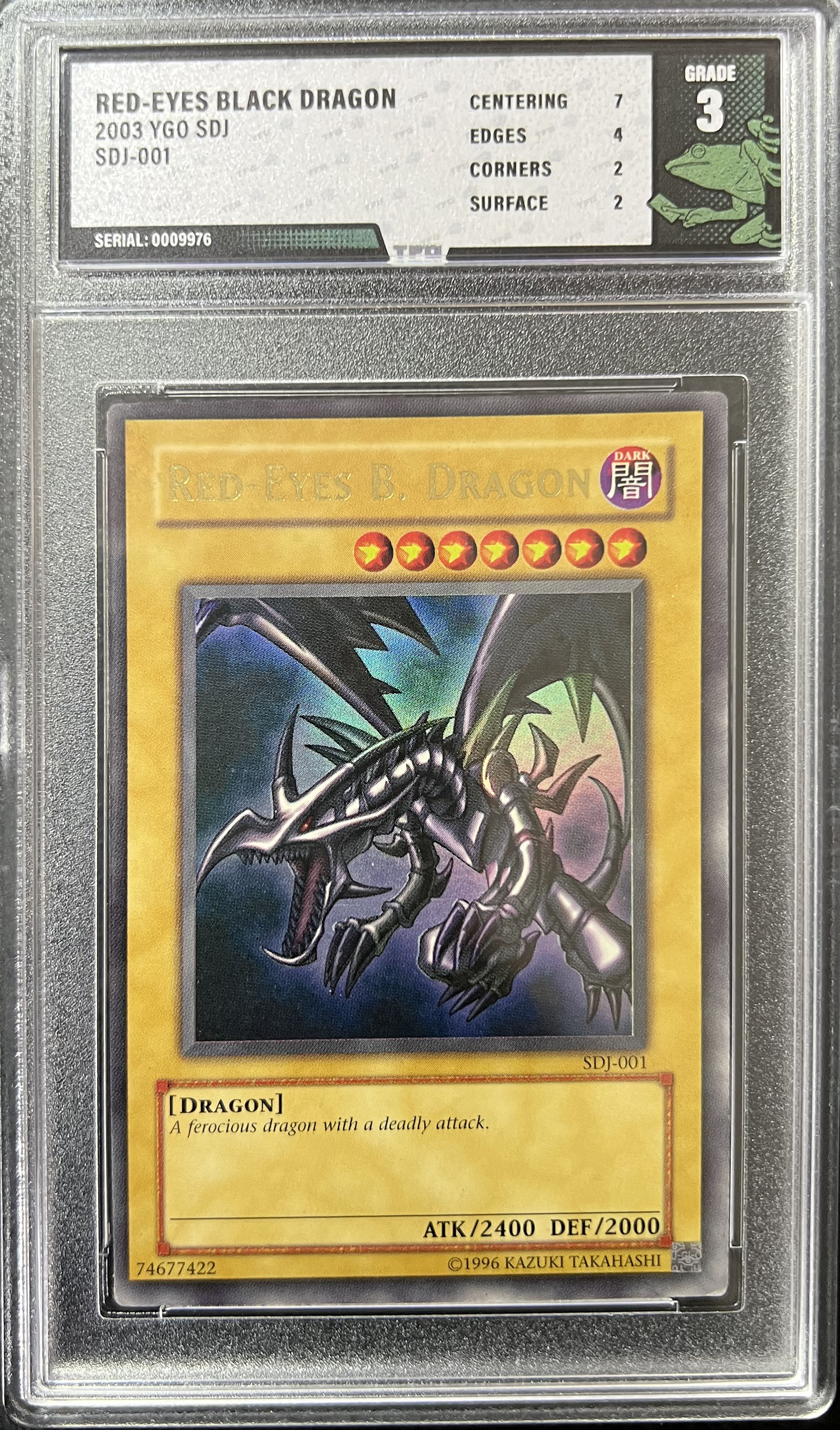 Graded card example - Grade 3