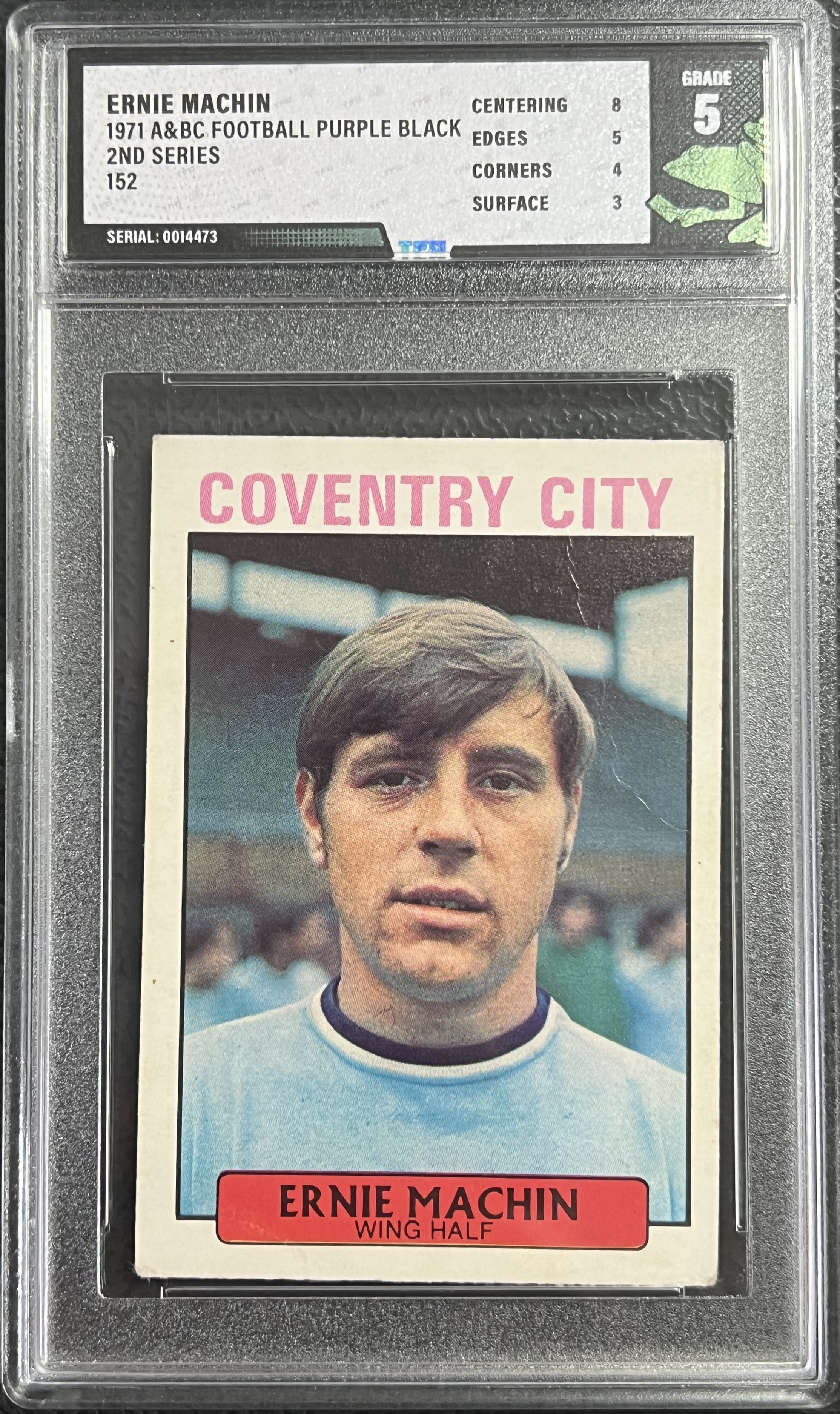 Graded card example - Grade 5