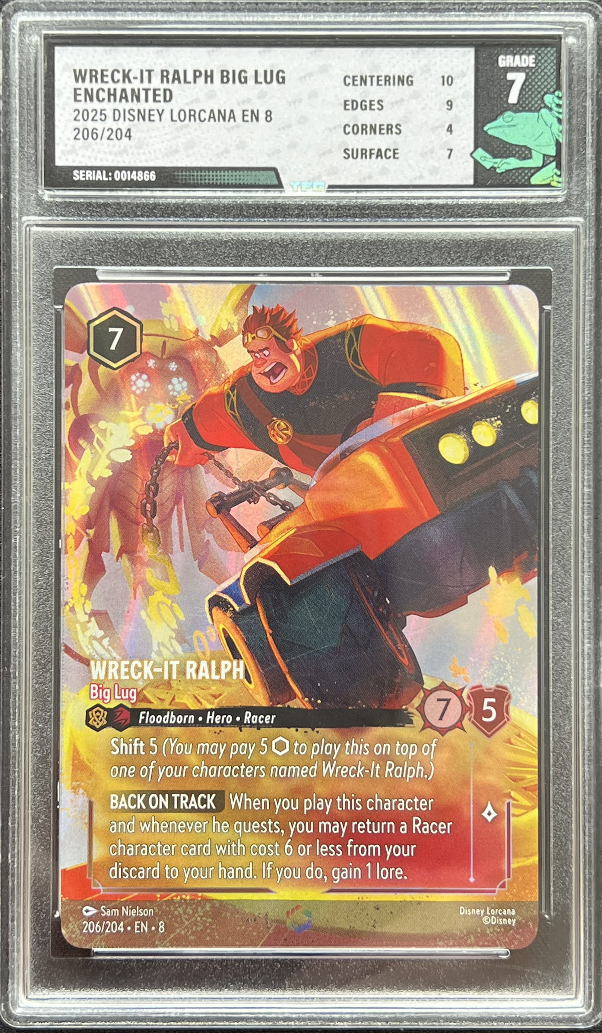 Graded card example - Grade 7